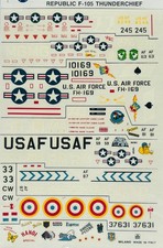 ESCI Decals :  Republic F-105