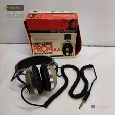 KOSS PRO/4AA DYNAMIC STEREOPHONES HIGH FIDELITY WIRED HEADPHONES VINTAGE