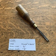 Antique Wooden Handled Chisel