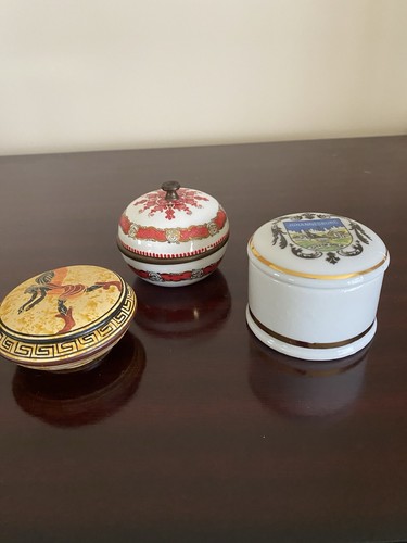 Vintage trinket boxes - vintage,