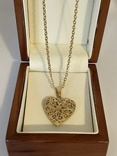 9ct Gold Filled  Heart Open