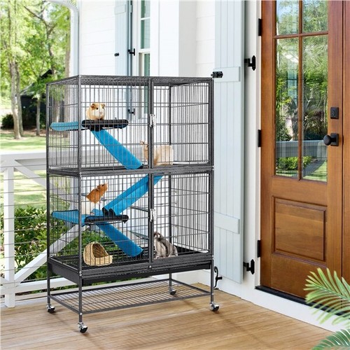 Rat cage chinchillas - chinchillas,