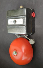 Vintage AGRO Fire Alarm Bell Cast Iron Working Industrial Tidied Up
