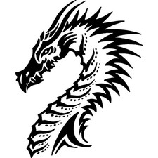 'Dragon Head' Unmounted Rubber