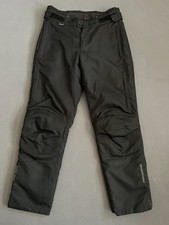 Hein Gericke Mens Motorcycle Trousers Gore-Tex Black Removable Liner Sz 40 VGC
