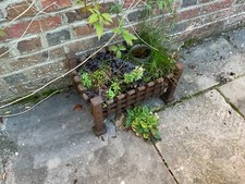 Vintage Open Fire Basket Heavy