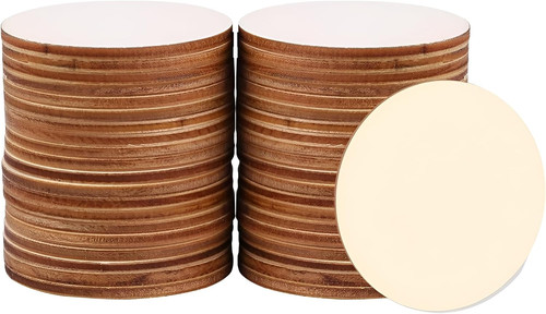 Pcs wood circles for - wood,