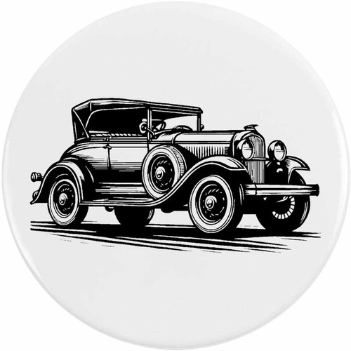 Vintage automobile button - automobile',
