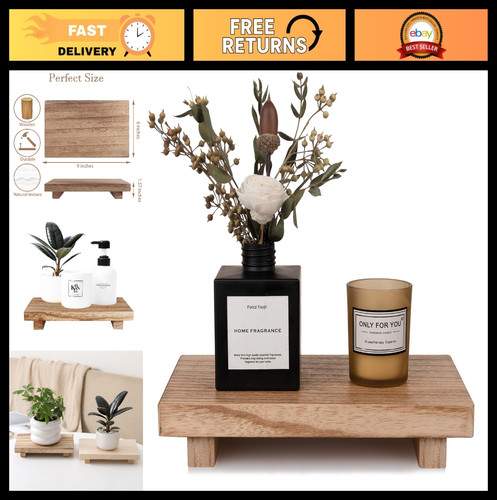 Small wooden tray pedestal - small,