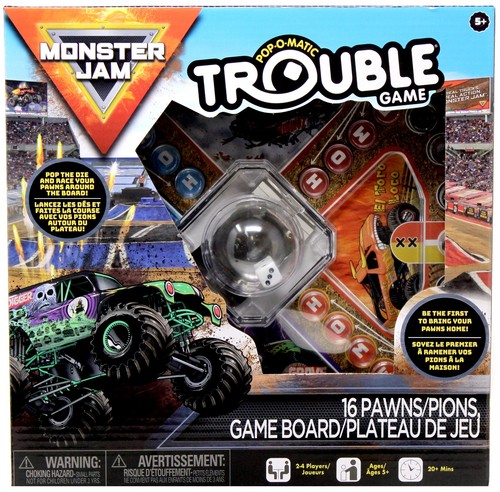 Monster jam trouble board - monster,