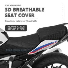 Motorcycle Anti-Slip 3D Mesh Seat Cover Breathable Cushion For BMW R1250RS 