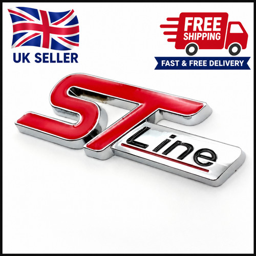 Silver red line metal rear - silver,