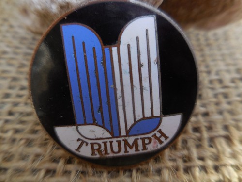Vintage triumph emanel badge - vintage,