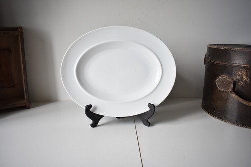 Denby white platter - x1,