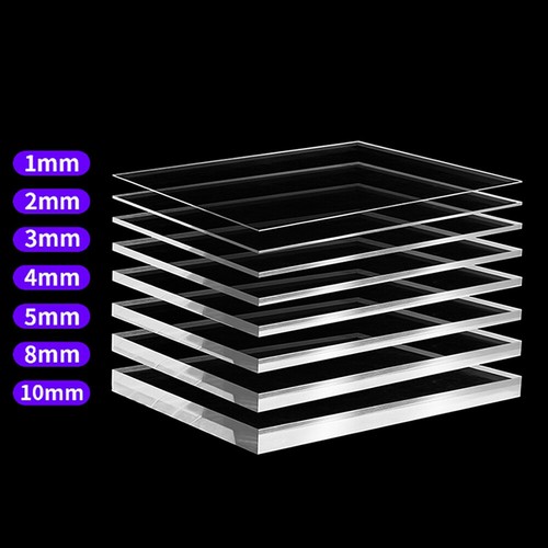 Clear plastic cut sheet - clear, pmma