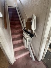 Stannah Electric Stair Lift for Curved Stairs