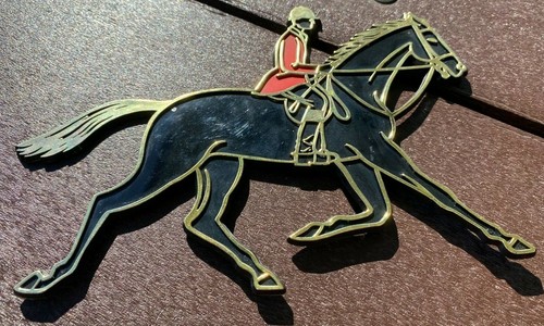 Vintage 1966 showjumper race - vintage,
