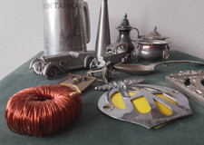 JOB LOT PEWTER TANKARD SILVER