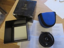 A1 unused hardy alnwick viscount disc LA 7/8 trout fly fishing reel boxed etc