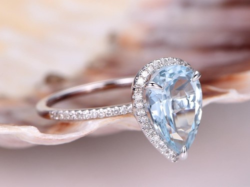 1ct simulated blue aquamarine - 1ct,
