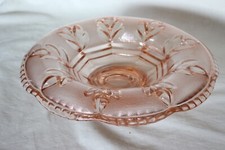 Art Deco Salmon Pink Glass