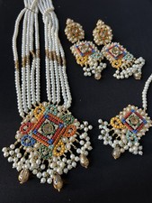 Gold Plated Nauratan Mala With