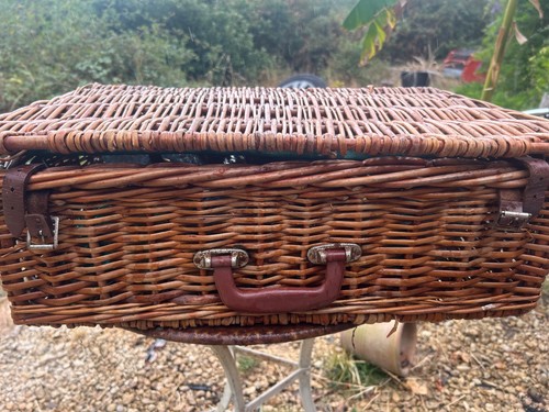 Optima wicker picnic basket - wicker,