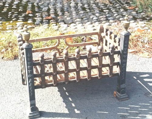 Vintage cast iron - cast, fire