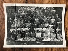 1952 REAL PHOTO Avondale Elementary School Canton Oh 8th Grade Class #2