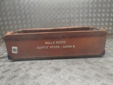 Rolls Royce Vintage Auto Memorabilia Parts Storage Box Holder Carrier 