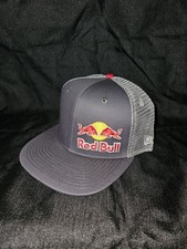 Dark Gray Flat Brim Red Bull