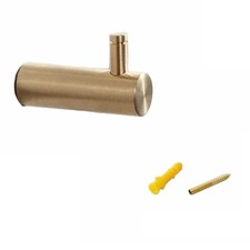 Wall Single Hooks Solid Brass Clothes Coat Hat Hanger Towel Robe for Key Holder