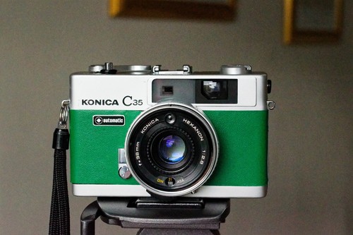 Konica c35 rangefinder camera - konica,