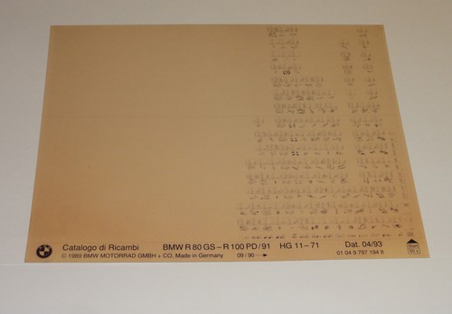 Microfiche spare parts catalog - microfiche,