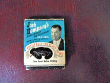 Rare Jack Dempsey Matchstick