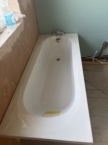 Acrylic white modern bathroom - acrylic,
