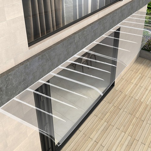 Pcs door canopy - pcs, transparent