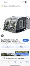 Summerline  Zonda Air Awning used once  