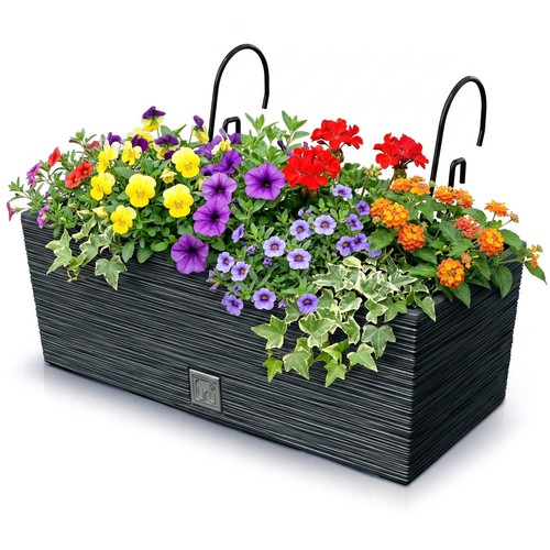 Balcony planter for railing - for,