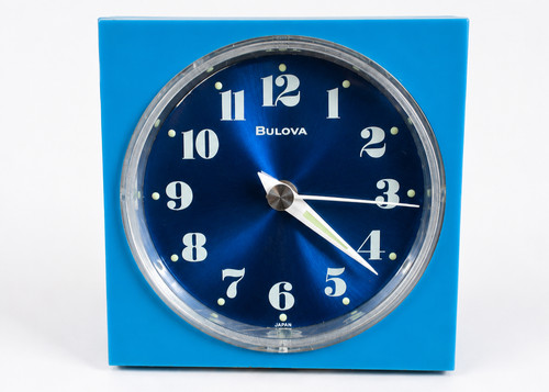 Vintage bulova atomic mcm blue - vintage,