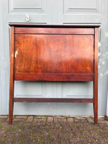Edwardian wood bed frame - bed,