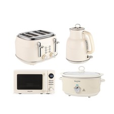 Salter Retro Cream Kitchen Set