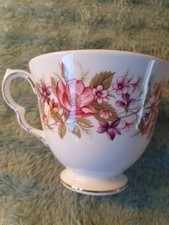 Colclough Wayside Bone China Tea Cup Floral Pattern Vintage