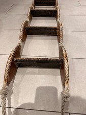 Vintage 4 Steps Rope Ladder