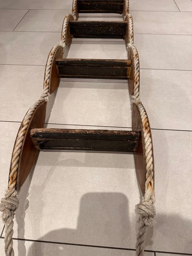 Vintage steps rope ladder - vintage,