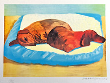 David Hockney - Lithograph COA