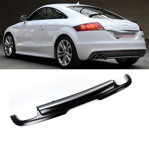 Black rear bumper diffuser - black,