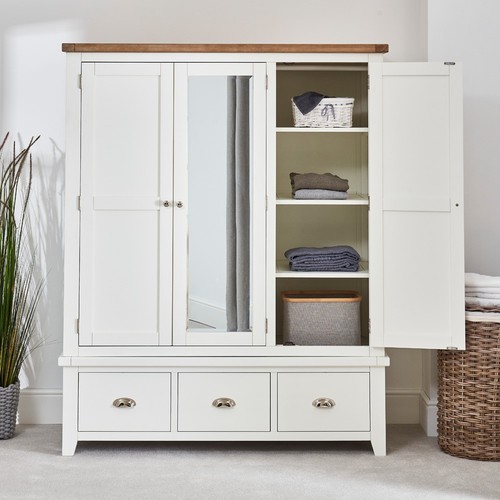 Cheshire white painted - white, triple