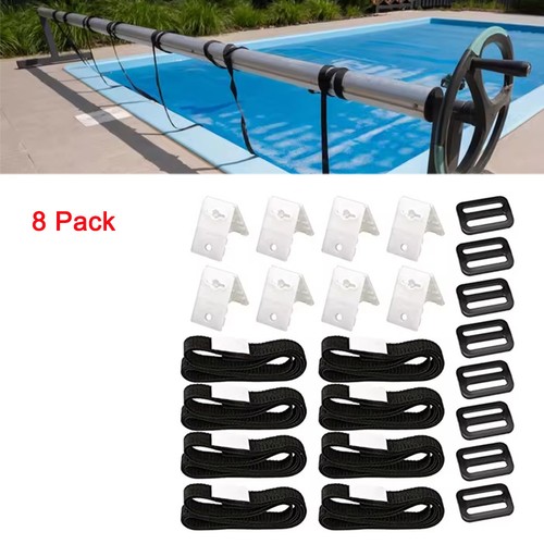 8pack pool cover strap clip - 8pack,