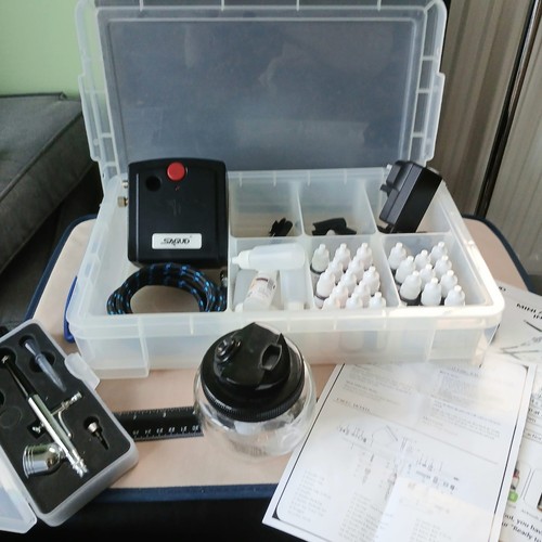 Sagud airbrush kit with mini - airbrush,